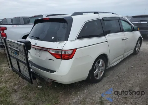 2012 Honda Odyssey Touring из США, поврежденный, VIN 5FNRL5H93CB082018